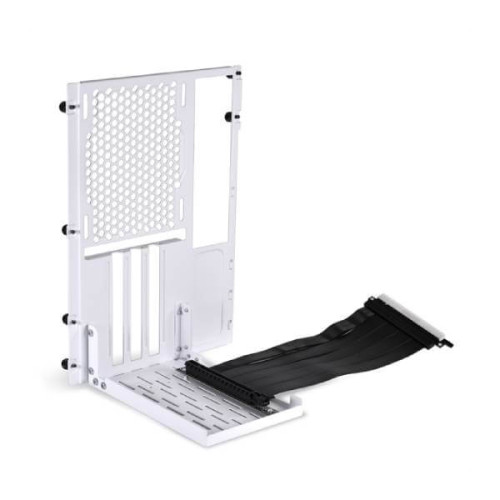 Lian Li O11D-Mini (PCI-E 4.0 x16) Vertical GPU Bracket Kit with 200mm Riser Cable for O11Dynamic Mini (White)