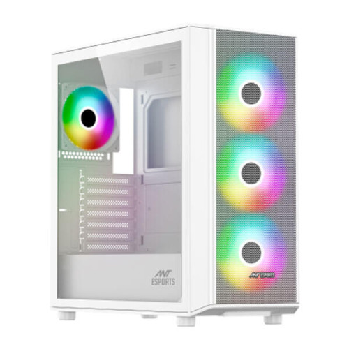 Ant Esports 411 Air ARGB (E-ATX) Mid Tower Cabinet (White)