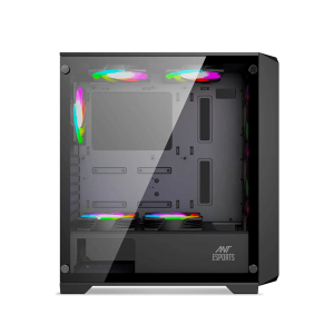 Ant Esports SX5 Auto RGB (ATX) Mid Tower Cabinet (Black)