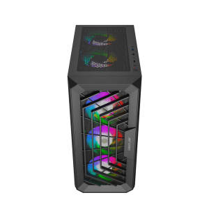 Ant Esports SX5 Auto RGB (ATX) Mid Tower Cabinet (Black)