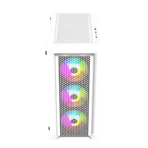 Ant Esports SX7 Auto RGB (ATX) Mid Tower Cabinet (White)