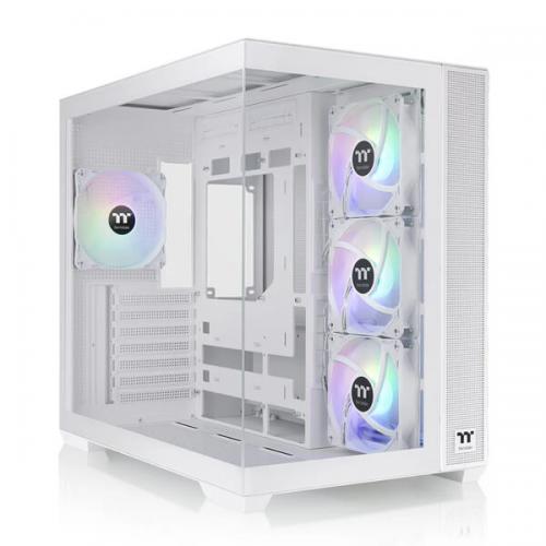 Thermaltake View 380 TG ARGB Snow (ATX) Mid Tower Cabinet (White)