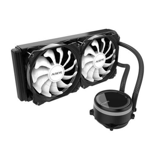 Alseye M240B ARGB 240mm CPU Liquid Cooler (Black)