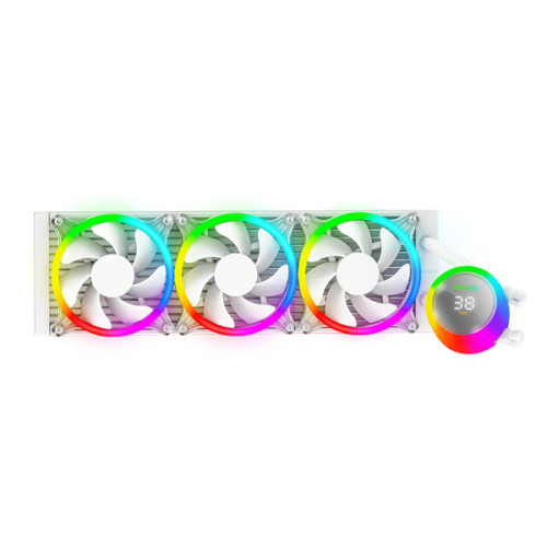 Ant Esports ICE Chroma 360 ARGB 360mm CPU Liquid Cooler (White)