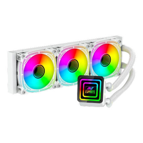 Ant Esports ICE-Infinite 360 ARGB 360mm CPU Liquid Cooler (White)