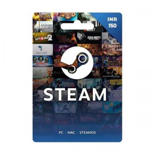 Steam Wallet Digital Gift Voucher INR 150