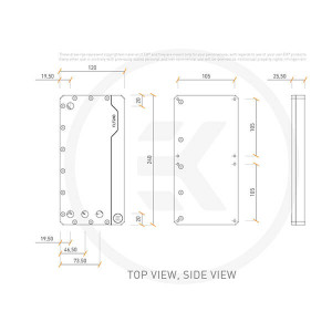 EK-Quantum Volume FLT 240 D-RGB - Plexi