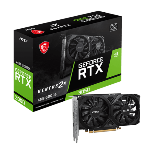 MSI RTX 3050 Ventus 2X OC 6GB Graphics Card