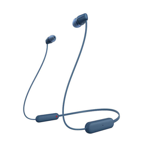 Sony WI-C100 Bluetooth Wireless In-Ear Earphone (Blue)