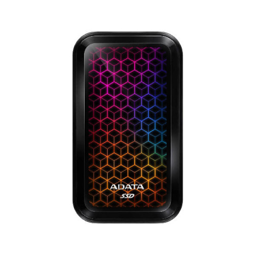 Adata SE770G RGB 512GB Black External SSD