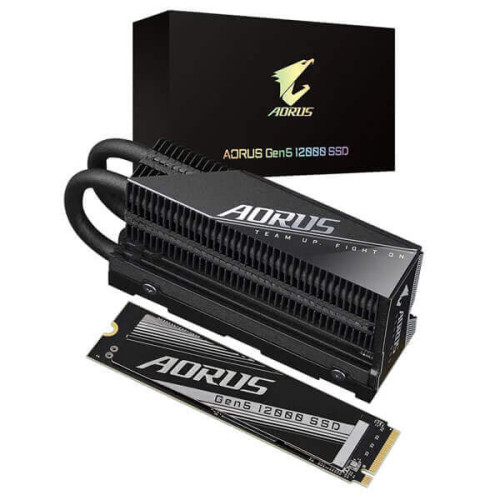 Gigabyte Aorus Gen5 12000 2TB M.2 NVMe Gen5 Internal SSD